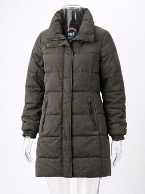 Helly Hansen women’s gray down puffer jacket size Medium